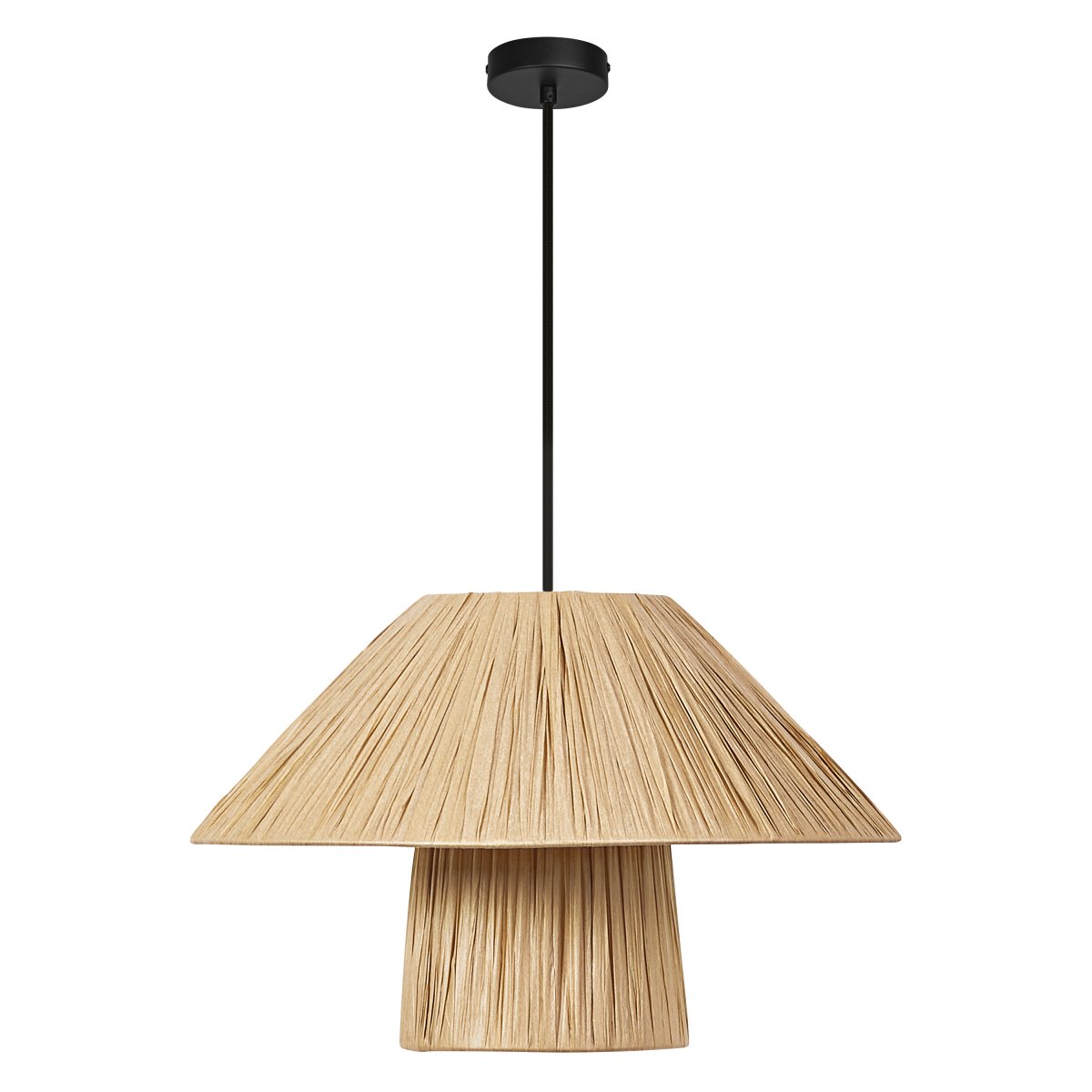 Bamboo Paper Hut Ø40 Naturaleza Lámpas de techo De Osram - Den naturliga formgivningen och det naturliga materialet g&ouml;r att den passar in i n&auml;stan alla hem och stilar.
