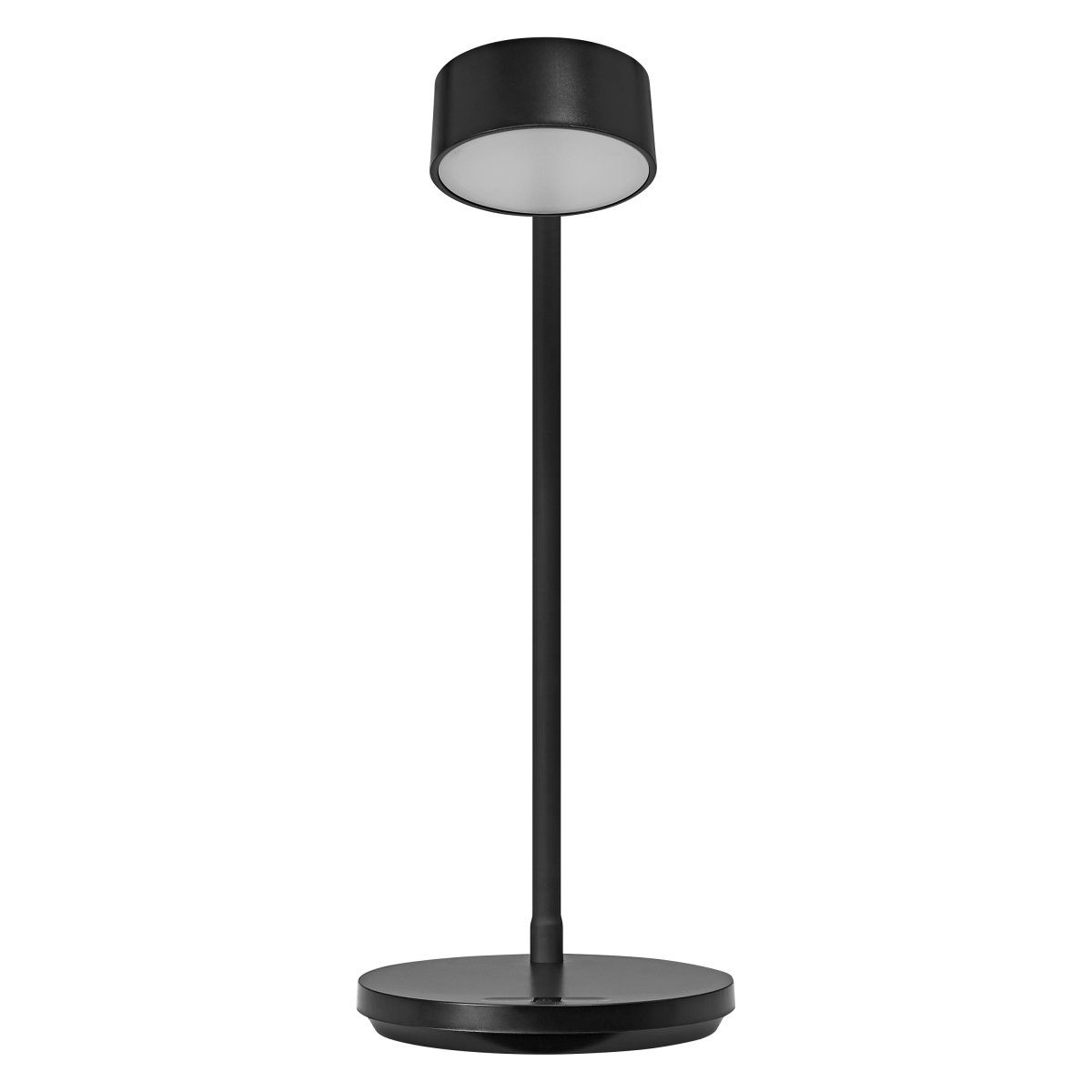 Office Cylinder 30cm Negro lámpara de escritorio De Ledvance - B&aring;da ljusstyrkan och f&auml;rgtemperaturen g&aring;r att justera i tre steg med touchbrytaren p&aring; lampfoten.