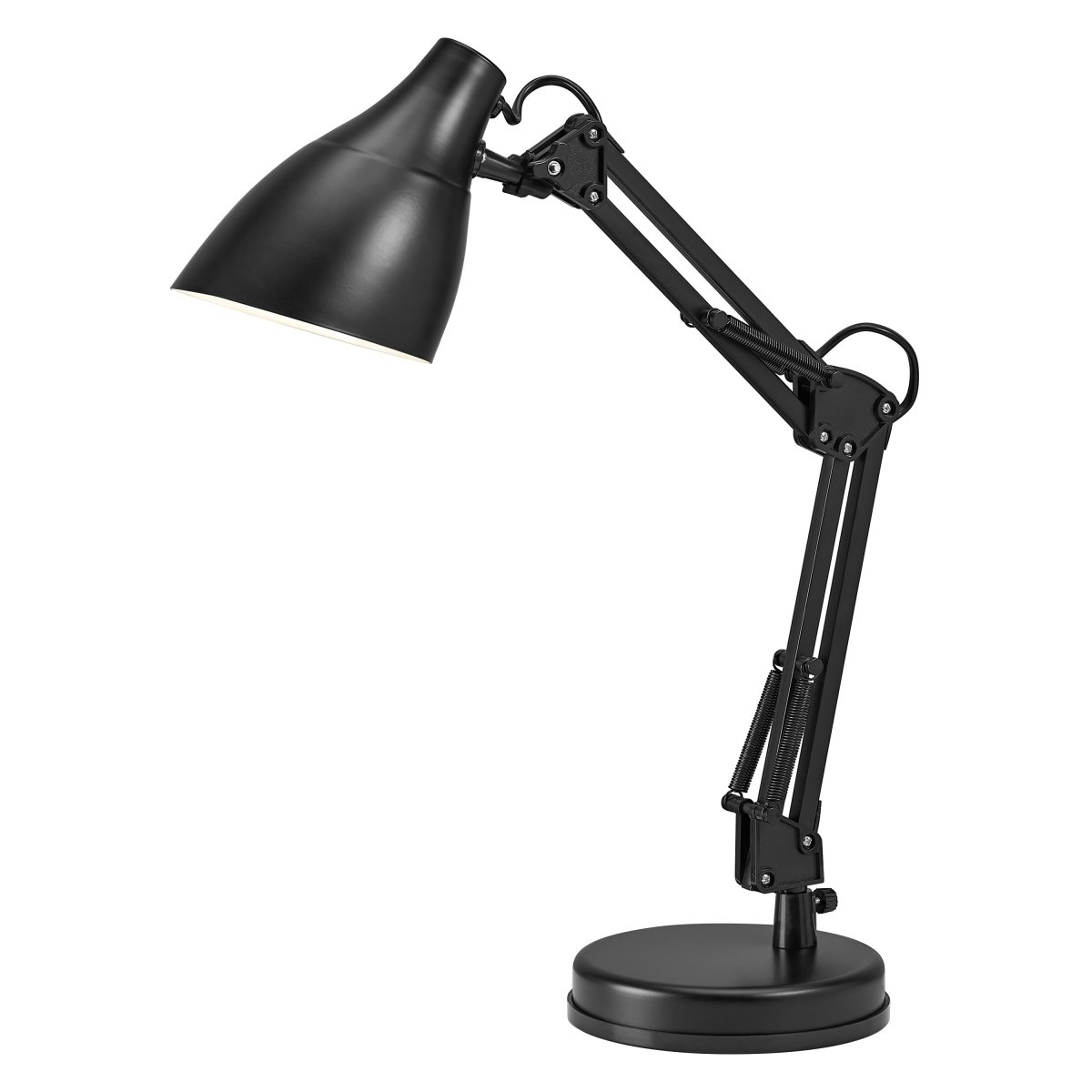 Office Pear 40cm Negro lámpara de escritorio De Ledvance - Armen med tv&aring; leder g&aring;r att vinkla och justera i h&ouml;jd och sidled vilket g&ouml;r det till en flexibel lampa, ut&ouml;ver det har den en vridbar sk&auml;rm f&ouml;r individuell inst&auml;llning av ljuset.