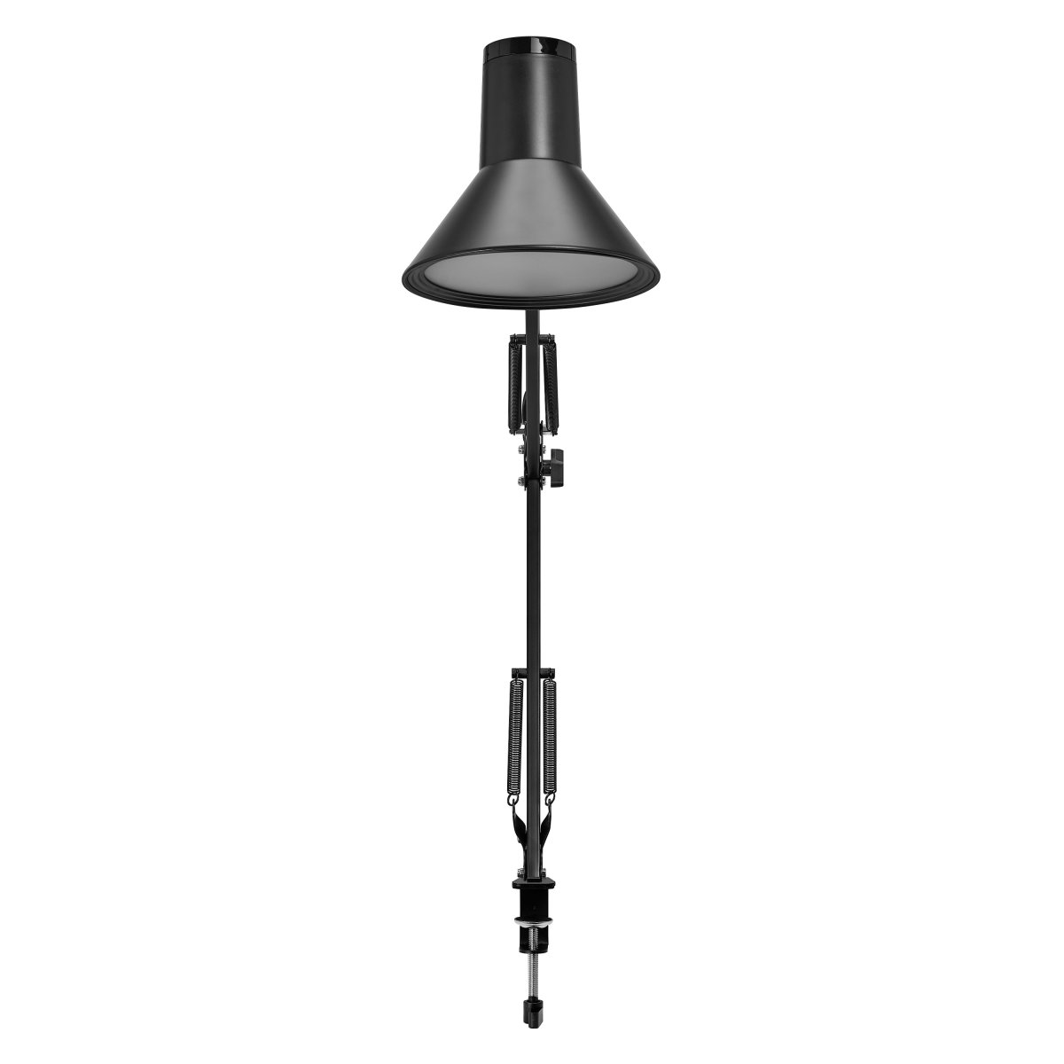 Office Retro Negro lámpara de pinza De Ledvance - Lampan ger ett varmvitt och starkt ljus p&aring; 900lm och 3000K, perfekt som arbets- och l&auml;slampa.