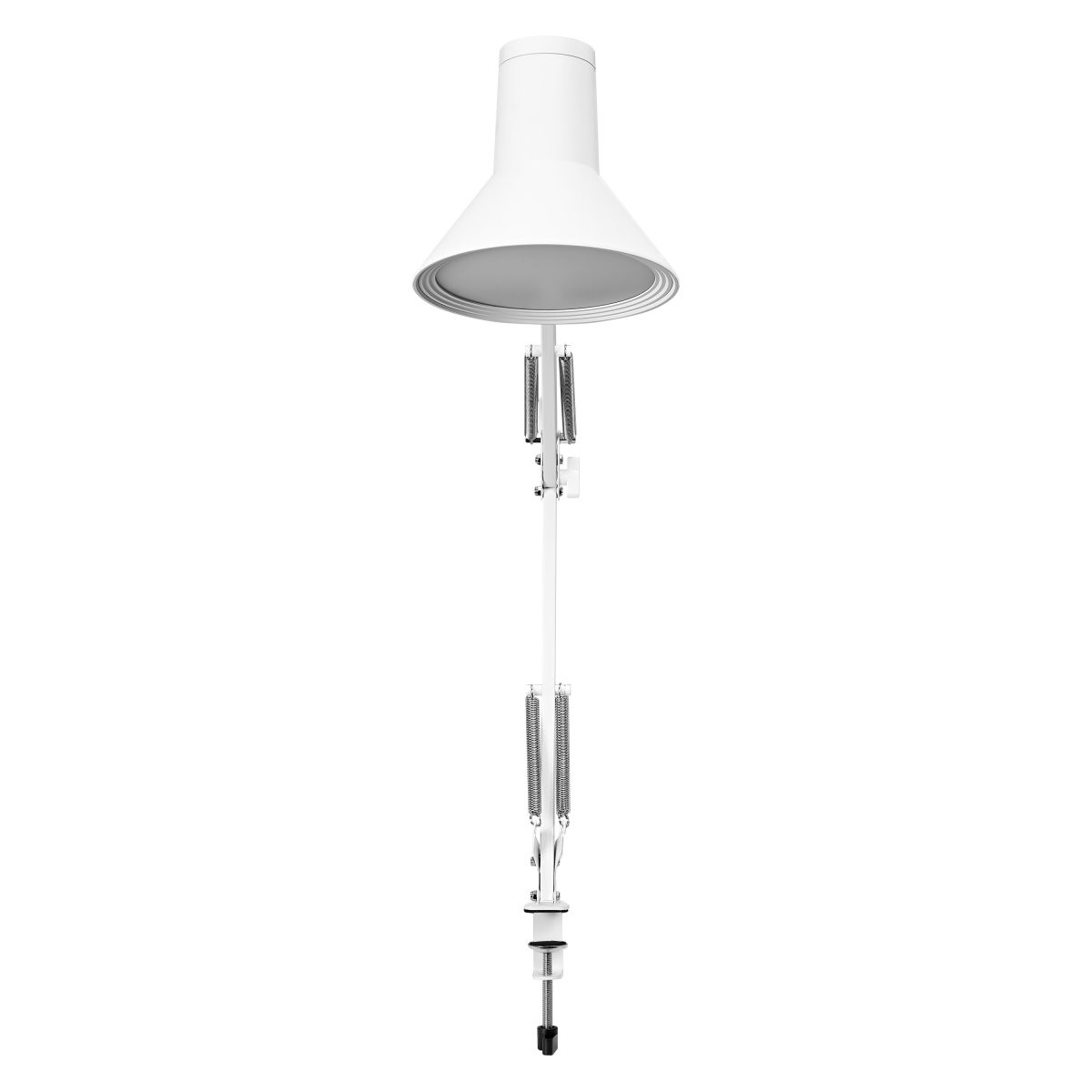 Office Retro Blanco lámpara de pinza De Ledvance - Lampan ger ett varmvitt och starkt ljus p&aring; 900lm och 3000K, perfekt som arbets- och l&auml;slampa.
