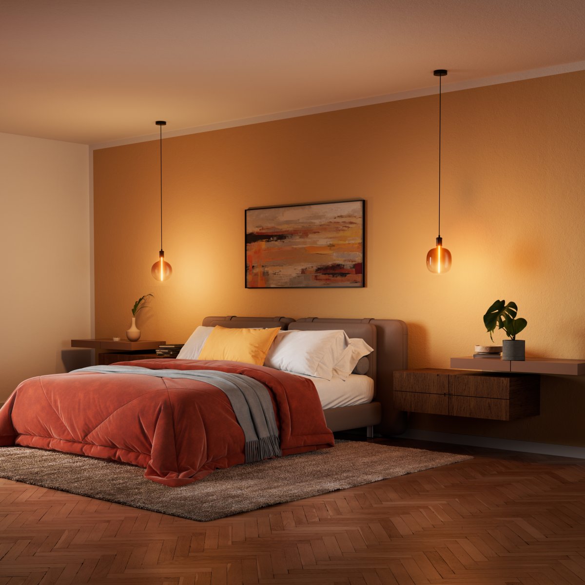 Bobbin Ø10 Negro Lámpas de techo De Ledvance - Det simpla upph&auml;nget ger dig m&aring;nga m&ouml;jligheter, du kan f&ouml;rslagsvis placera flera i grupp eller i rad &ouml;ver matbordet eller i vardagsrummet.