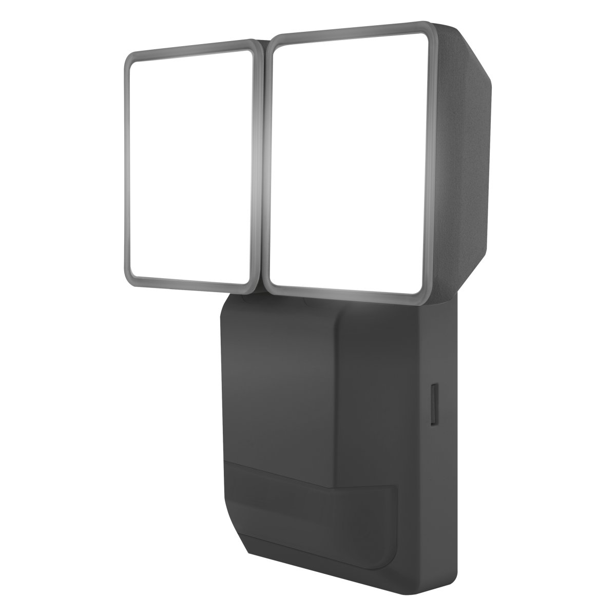 PRO Spot Sensor 16W Gris oscuro lámpara de exterior De Ledvance - Den inbyggda r&ouml;relse-&nbsp;och skymningssensorn g&ouml;r att lampan t&auml;nds automatiskt vid r&ouml;relse i m&ouml;rker, vilket ger b&aring;de s&auml;kerhet och energieffektivitet.