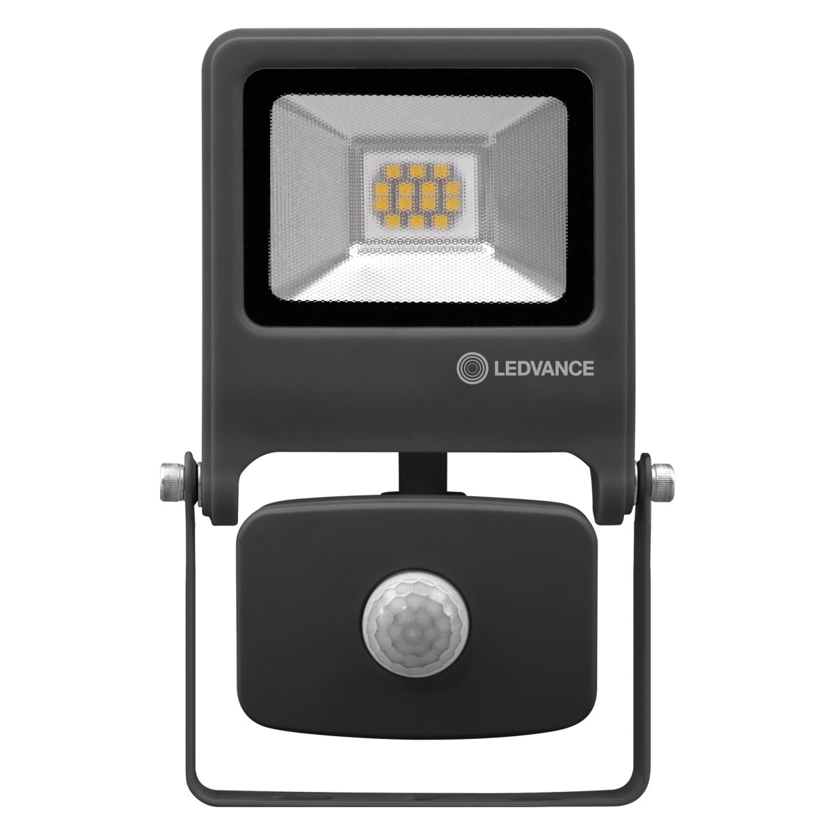 Flood Sensor 10W Gris oscuro lámpara de exterior De Osram - Flood Sensor 10W &auml;r en kraftfull och energieffektiv str&aring;lkastare med IP44-klassning, vilket g&ouml;r den idealisk f&ouml;r utomhusbruk.