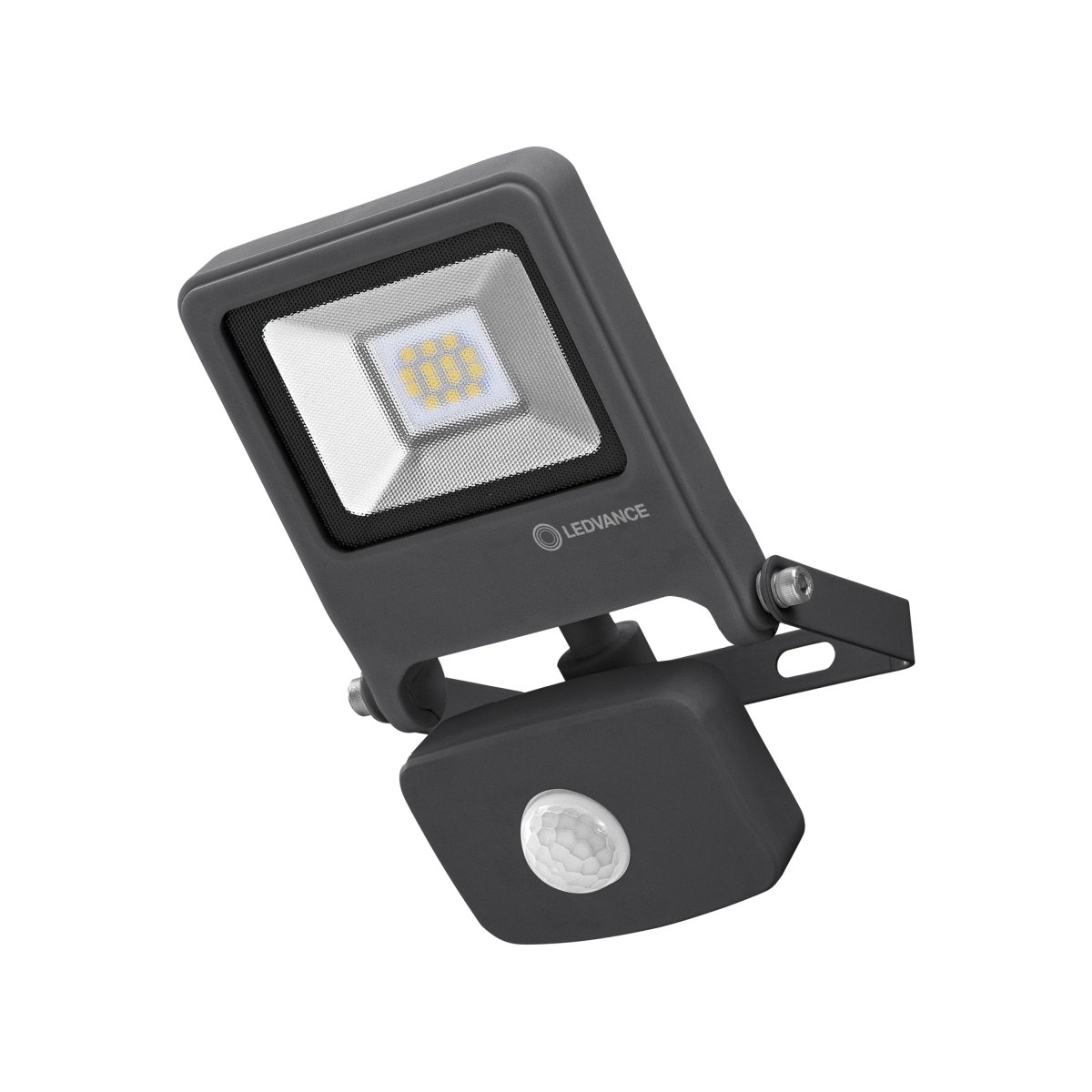 Flood Sensor 10W Gris oscuro lámpara de exterior De Osram - Flood Sensor 10W &auml;r en kraftfull och energieffektiv str&aring;lkastare med IP44-klassning, vilket g&ouml;r den idealisk f&ouml;r utomhusbruk.