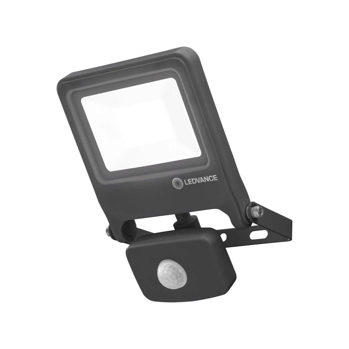 Flood Sensor 20W Gris oscuro lámpara de exterior De Ledvance - Flood Sensor 20W &auml;r en kraftfull och energieffektiv str&aring;lkastare med IP44-klassning, vilket g&ouml;r den idealisk f&ouml;r utomhusbruk.