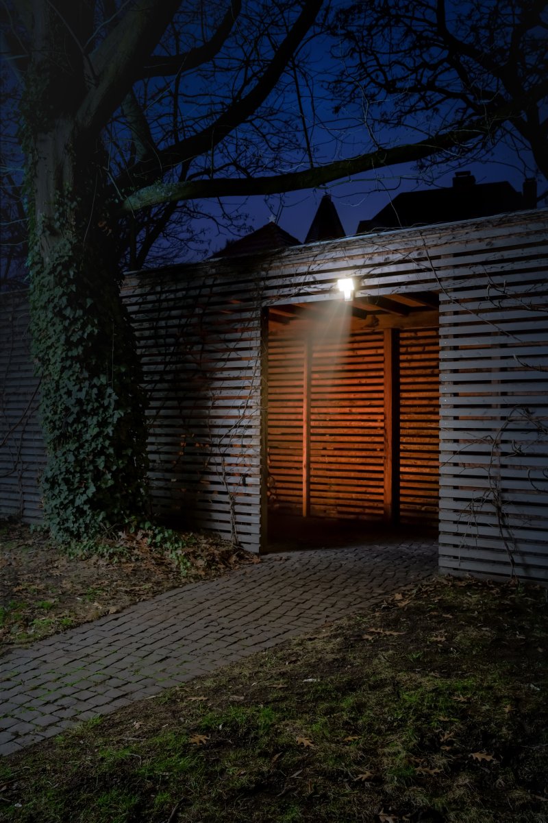 Flood Sensor 27W 4000K Blanco lámpara de exterior De Ledvance - Du kan ocks&aring; v&auml;lja att st&auml;nga av sensorn helt och d&aring; ist&auml;llet anv&auml;nda dig av timern, lampan &auml;r d&aring; t&auml;nd i 6h och sl&auml;ckt resterande timmar p&aring; dygnet.