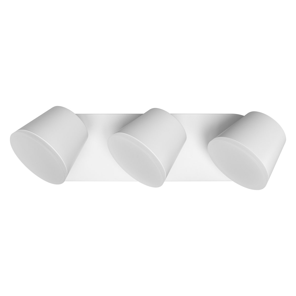 LED spot 35cm Blanco lámpara de baño De Ledvance - De tre vinkelbara sk&auml;rmarna med diffusor ger ett starkt men bl&auml;ndfritt ljus som du kan rikta efter &ouml;nskem&aring;l.