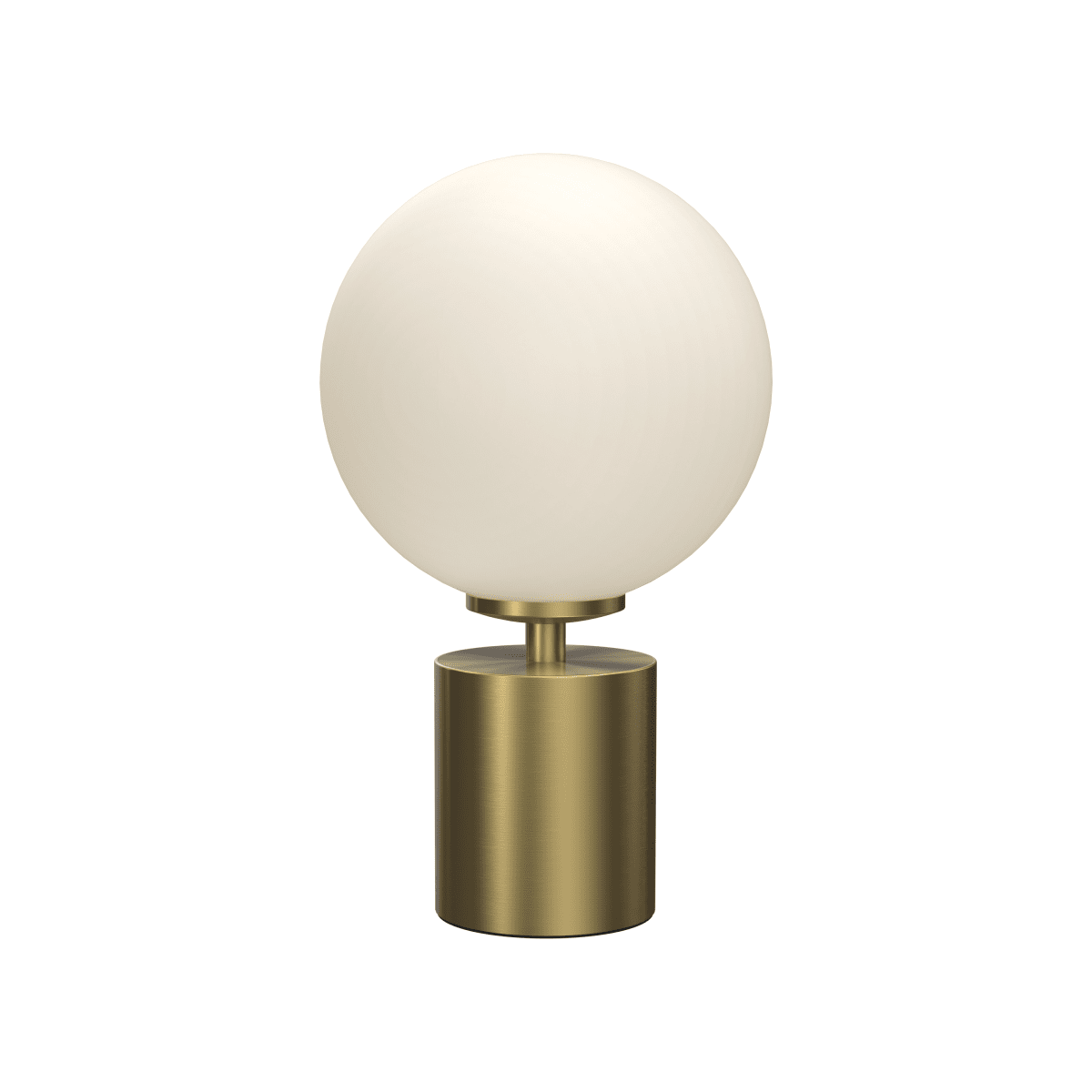 Ballon 24cm Latón lámpara de mesa De Herstal - Balloon encaja a la perfección en una mesa auxiliar, junto a una ventana o sobre un escritorio, y se convierte en un elemento decorativo que atrae todas las miradas incluso cuando está apagada.