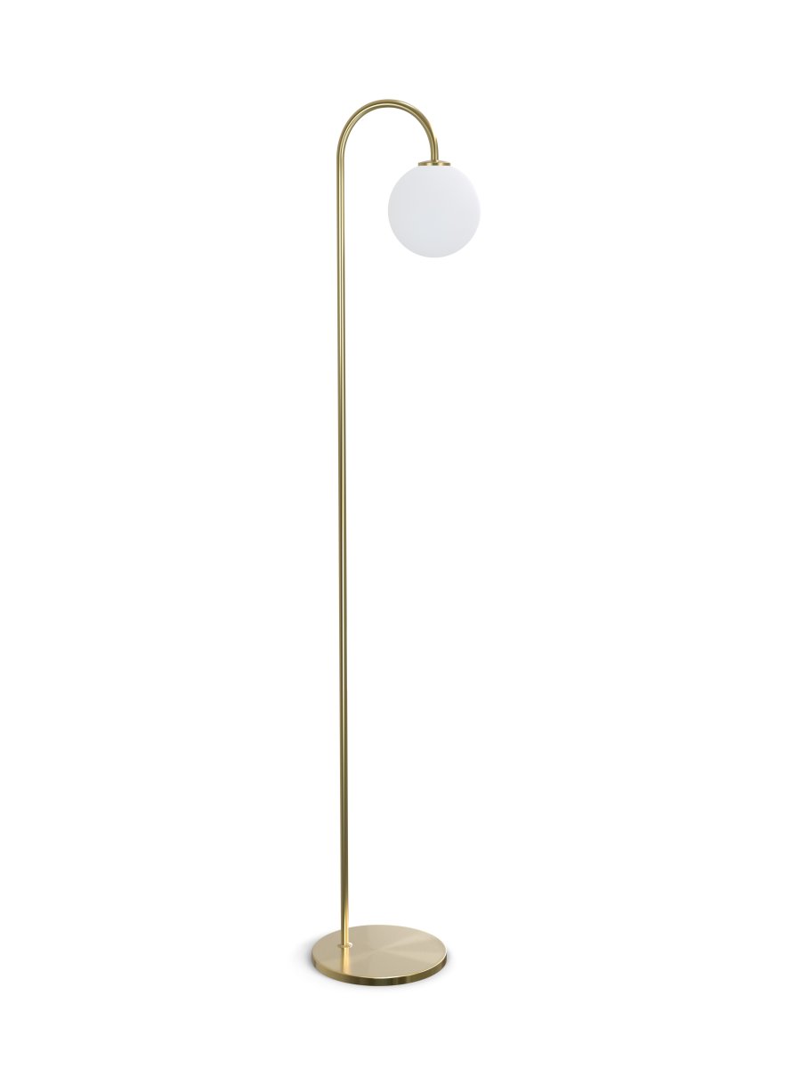 Ballon Latón lámpara de pie De Herstal - Crea un ambiente elegante en tu hogar con la l&aacute;mpara de pie Balloon.