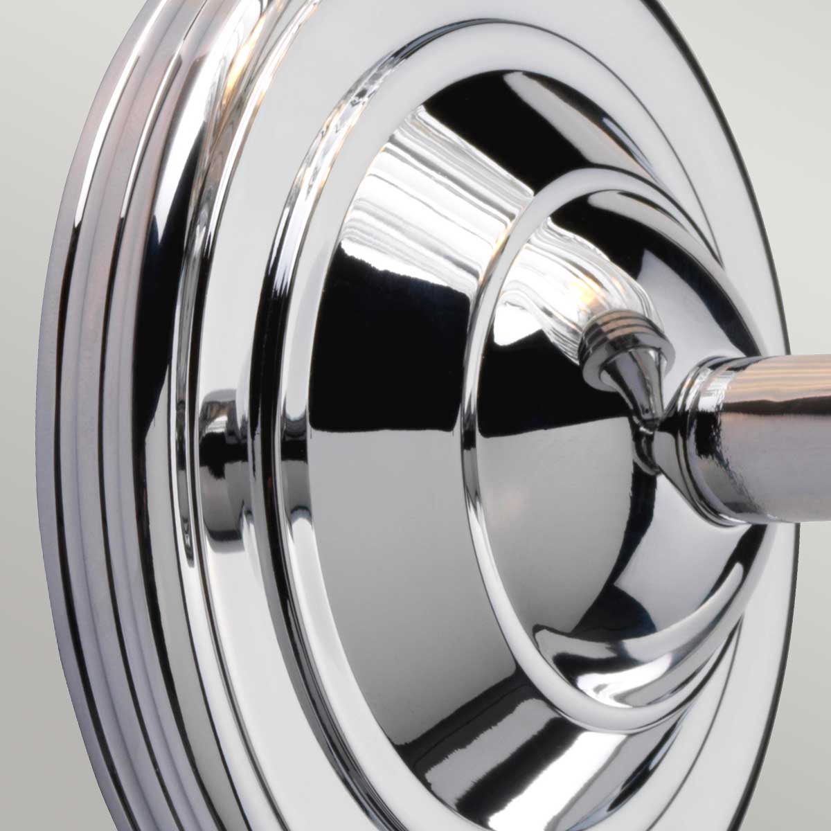 Austen Ø13 Cromo pulido lámpara de baño De Elstead Lighting - La lámpara de pared Austen tiene un diseño clásico y está fabricada con materiales de la más alta calidad, lo que garantiza una larga durabilidad.