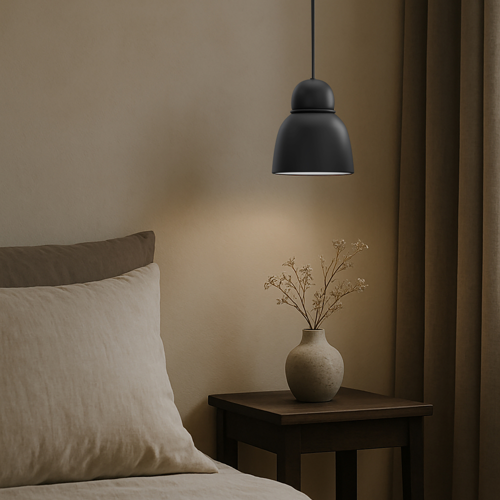 Bird Ø17 Negro Lámpas de techo De Belid - Elijas el color que elijas, esta lámpara de techo será un elemento decorativo para tu hogar y creará un ambiente de iluminación elegante.