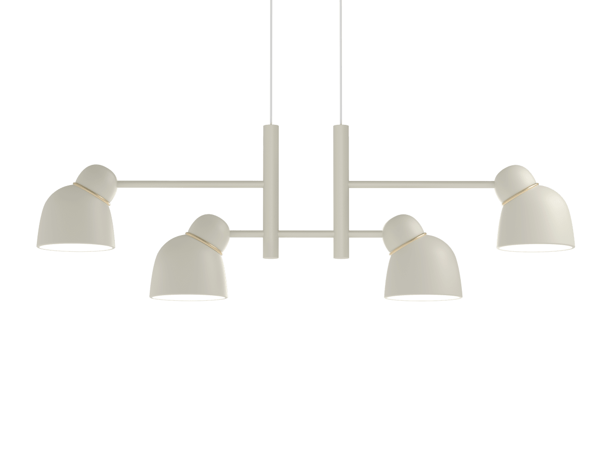 Bird 120cm Arena/latón Lámpas de techo De Belid - 