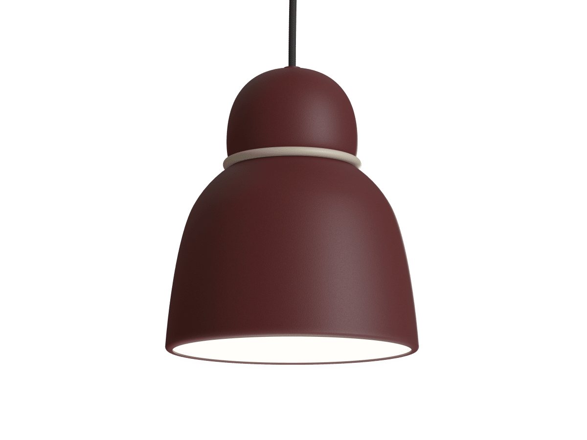 Bird Ø17 Rojo oscuro/latón Lámpas de techo De Belid - 