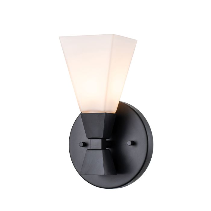 Bowtie 15cm Negro lámpara de baño De Elstead Lighting - La lámpara de pared Bowtie en negro mate es una moderna lámpara de espejo con protección IP44 y, por lo tanto, es adecuada para baños, pero también para otros espacios interiores como lavaderos o aseos de invitados.