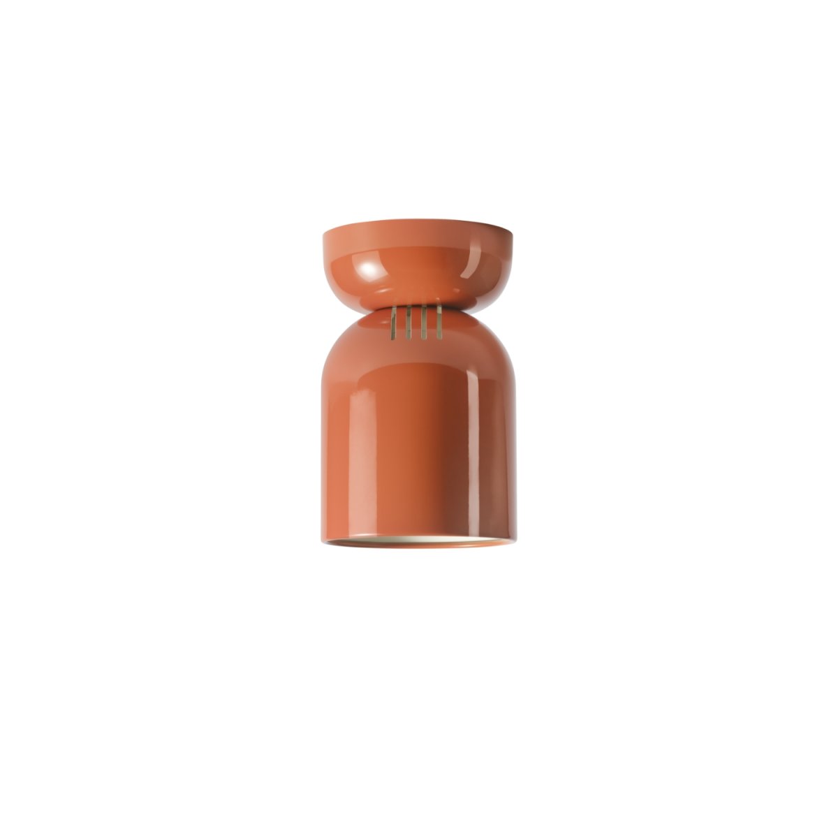 Lennon Ø13 Naranja plafón De CO Bankeryd - Con un di&aacute;metro de tan solo 13 cm, Lennon es ideal para habitaciones peque&ntilde;as o cualquier lugar donde se desee una iluminaci&oacute;n de techo sutil, como el pasillo, el dormitorio o la cocina.
