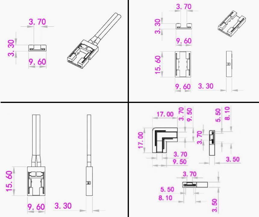Cobby tira LED 12V 3000K 5m De Designlight - El paquete incluye: tira LED Cobby de 12 V (5 m), 2 cables de arranque (2 metros cada uno) y conectores r&aacute;pidos para una conexi&oacute;n segura y estable.