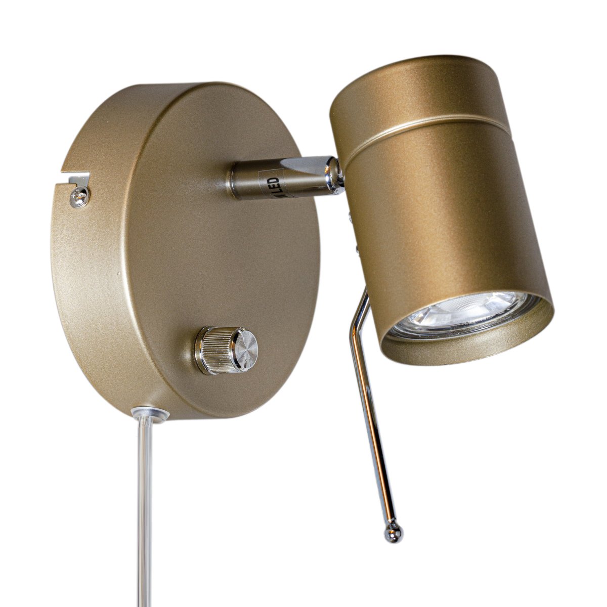 Correct Oro lámpara de lectura De By Rydéns - Úsalo como lámpara de noche, como lámpara de lectura junto a tu sillón favorito, encima de la encimera de la cocina o, por qué no, para iluminar un cuadro que te guste.