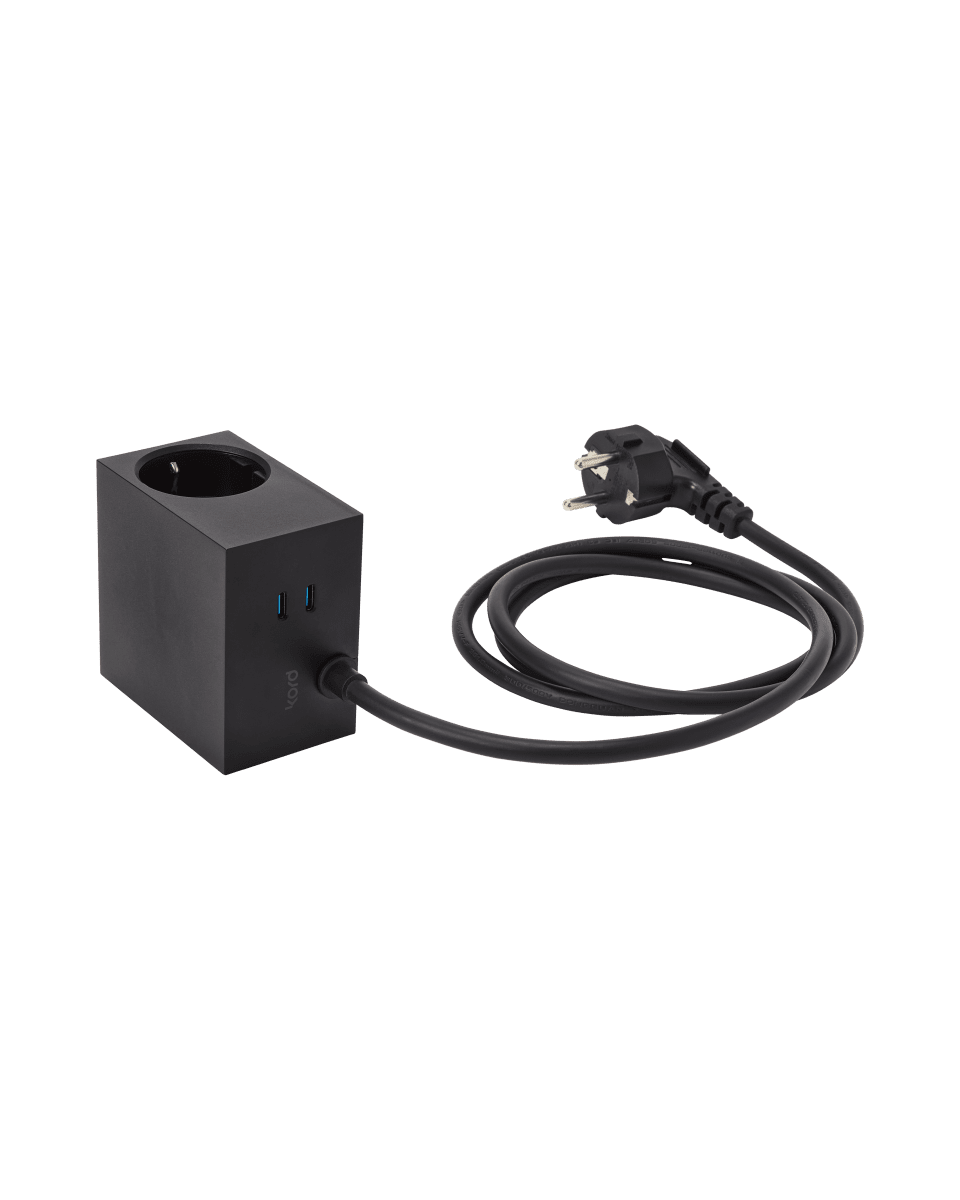 Cuboid+ Negro De Kord - En una &eacute;poca donde la tecnolog&iacute;a es parte integral de la vida cotidiana, incluso los objetos m&aacute;s cotidianos merecen un dise&ntilde;o atractivo y bien pensado.