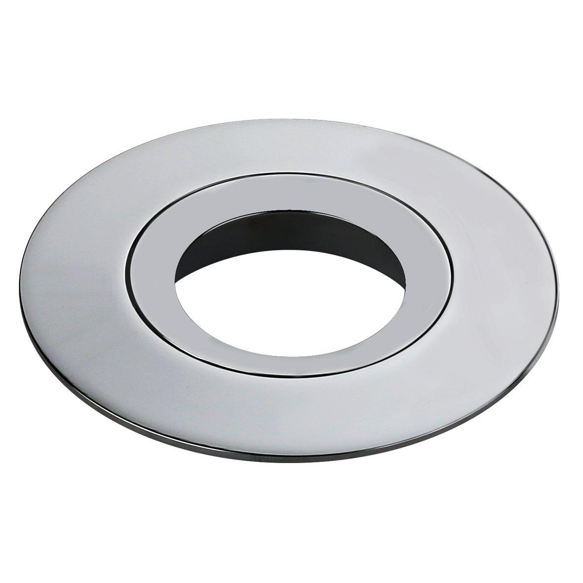 Imagen ampliada de D-007 Aro decorativo Cromo De Designlight - El panel frontal de sus focos empotrables giratorios de la serie D-007 se puede desenroscar y reemplazar f&aacute;cilmente.