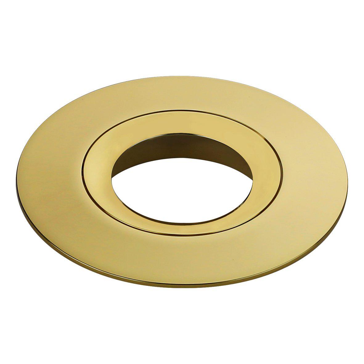 Imagen ampliada de D-007 Aro decorativo Oro De Designlight - El panel frontal de sus focos empotrables giratorios de la serie D-007 se puede desenroscar y reemplazar f&aacute;cilmente.