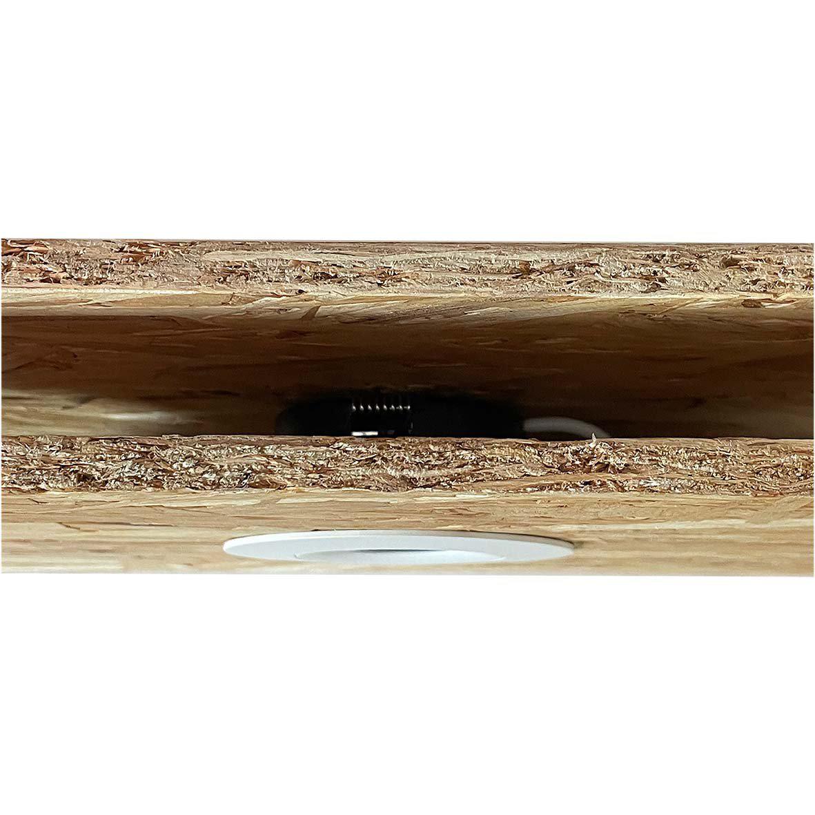 D-007 Downlight 2700K Negro De Designlight - El driver y la caja de conexiones (incluidos) est&aacute;n dise&ntilde;ados para usarse con pantallas planas de 28 mm en combinaci&oacute;n con placas de techo de 12 a 13 mm de espesor.
