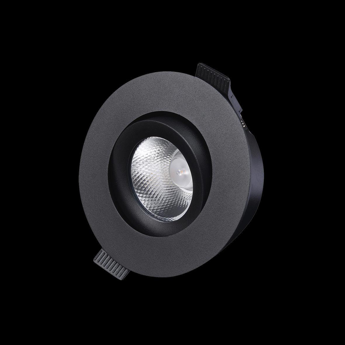 D-007 Downlight 3000K Negro De Designlight - El driver y la caja de conexiones (incluidos) est&aacute;n dise&ntilde;ados para usarse con pantallas planas de 28 mm en combinaci&oacute;n con placas de techo de 12 a 13 mm de espesor.