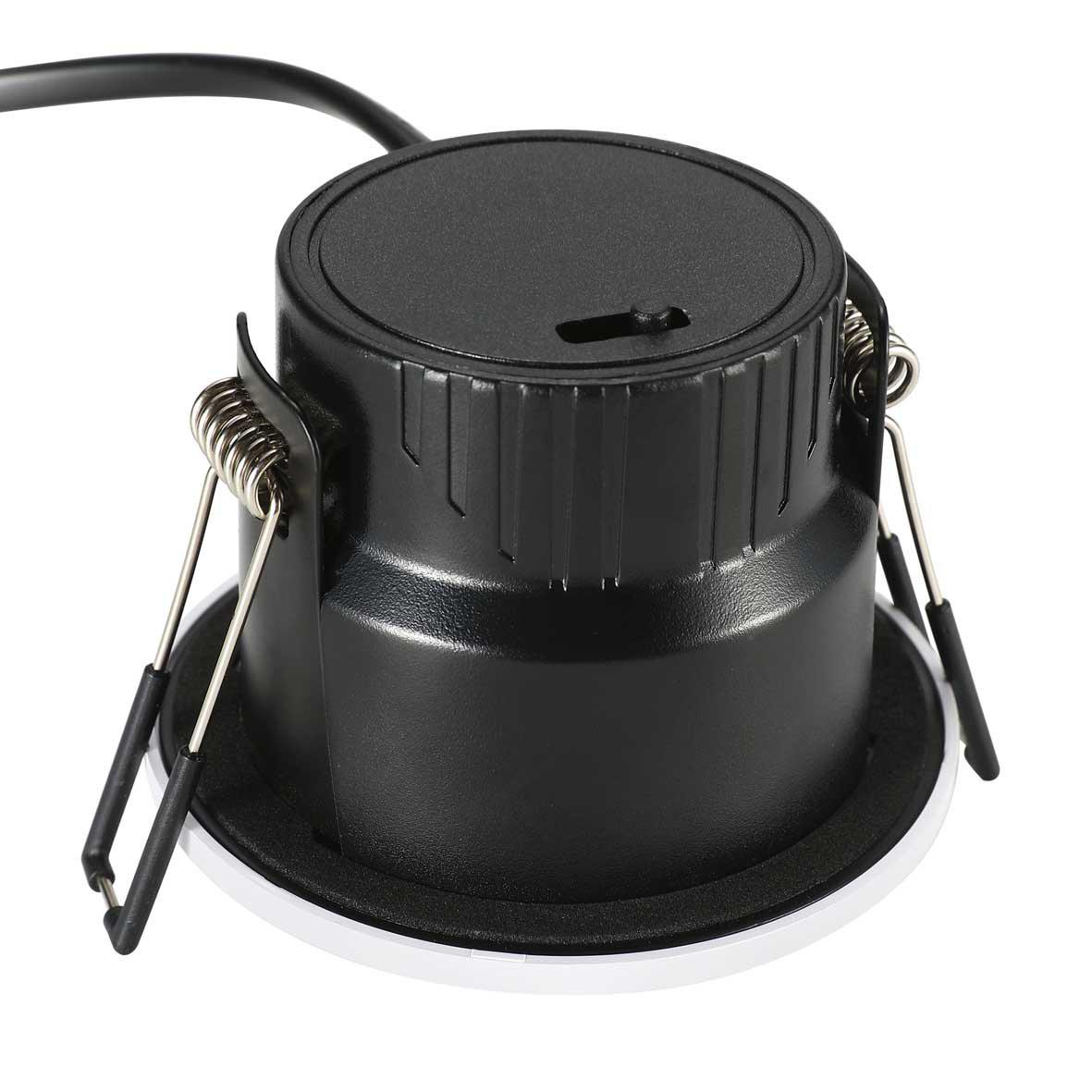 Cheapy 4CCT Pack De 4 Blanco De Designlight - La temperatura de color (CCT) se puede ajustar mediante un interruptor DIP, desde una luz suave y cálida de 2700 K hasta una luz estimulante y fría de 6000 K.