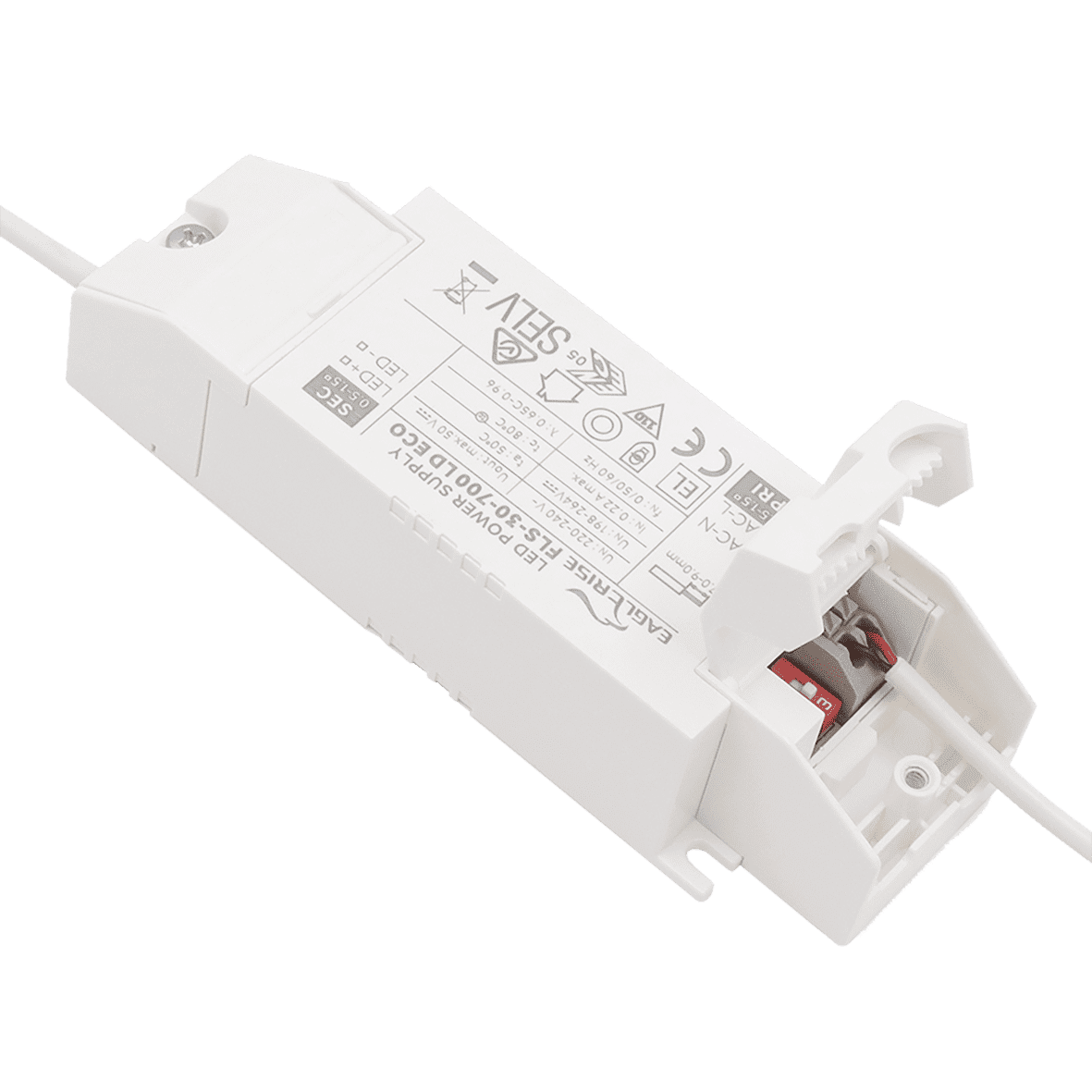 City Downlight 12/14/16W Blanco De Designlight - La potencia se ajusta a trav&eacute;s del lado secundario del controlador, y la temperatura de color se ajusta mediante un control en el cable entre el controlador y la luminaria.