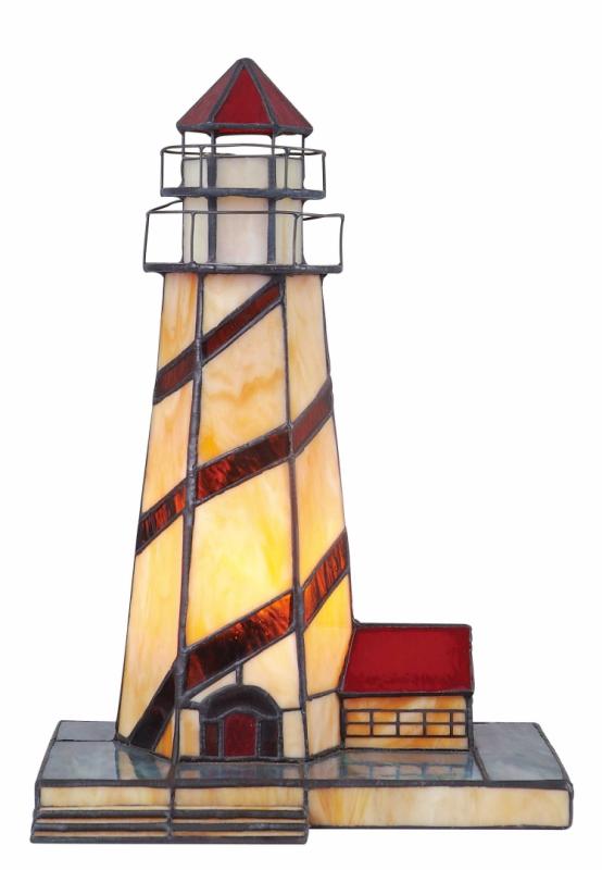 Fyr med hus 30cm Multicolor De Norrsken Design - 