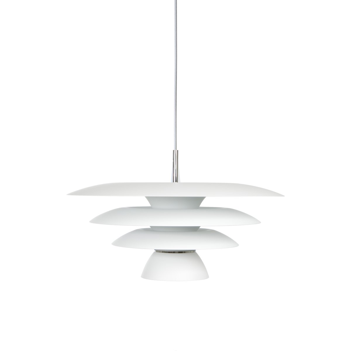 DaVinci Ø43 Blanco mate Lámpas de techo De Belid - La l&aacute;mpara colgante DaVinci es una elegante l&aacute;mpara de techo de metal que combina un dise&ntilde;o moderno con una elegancia atemporal.