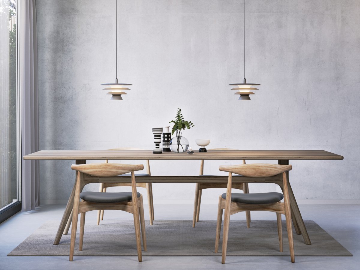 DaVinci Ø30 Gris óxido Lámpas de techo De Belid - Est&aacute; hecha de metal y consta de tres pantallas de diferentes tama&ntilde;os, que juntas crean un dise&ntilde;o elegante y expresivo.