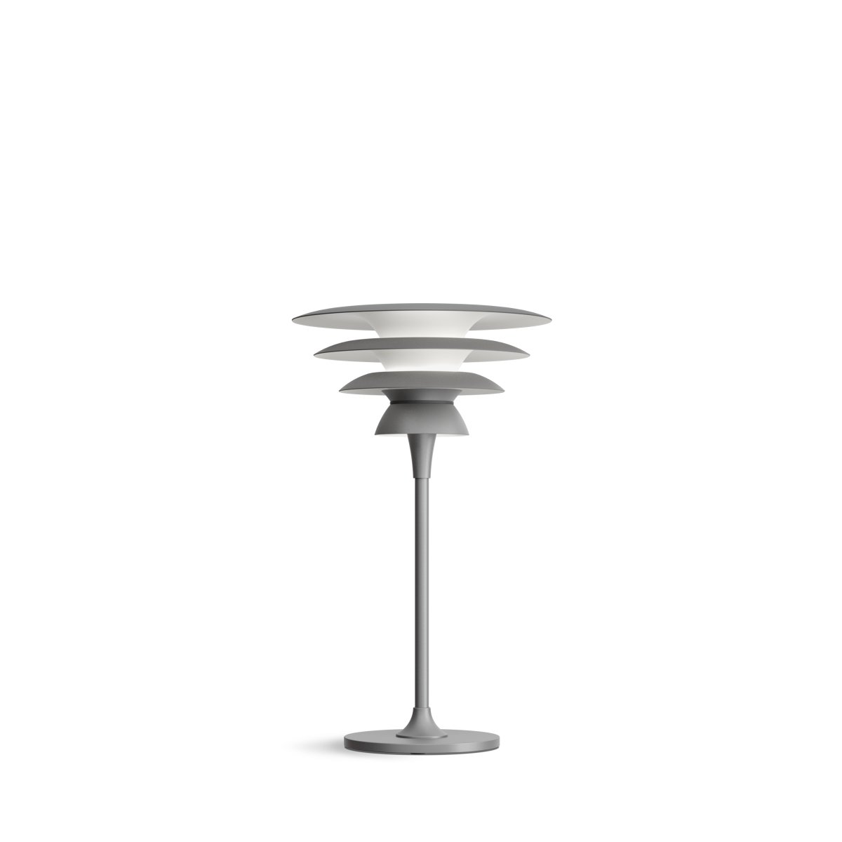 Da Vinci 50cm Gris óxido lámpara de mesa De Belid - Con una altura de 50 cm y una pantalla de 30 cm de di&aacute;metro, crea una hermosa luz que realza tu interior.