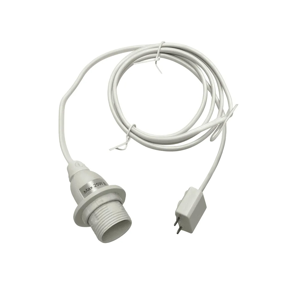 DCL suspensión para estrella 1,5m Blanco De Nordic Lighting - Con un cable de 1,5 metros de largo, tienes la flexibilidad de colocar la flor de Pascua donde mejor se adapte a tus necesidades: en una ventana, sobre una mesa o como detalle decorativo en la habitaci&oacute;n.