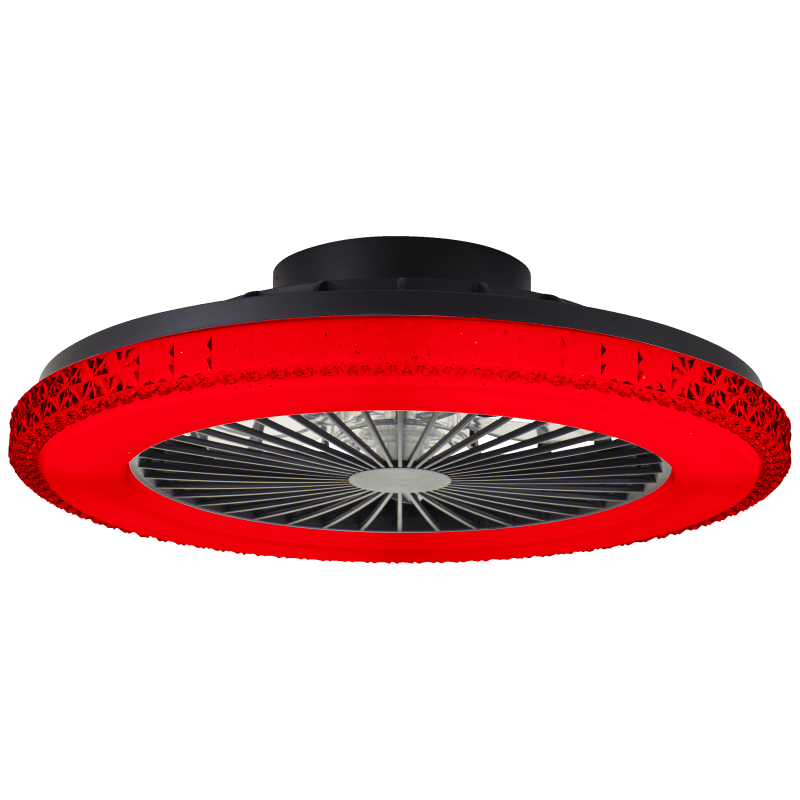 Badria Ø50 Negro De Brilliant - La iluminaci&oacute;n LED es regulable y la temperatura de color se puede ajustar desde una luz c&aacute;lida y agradable hasta un brillante blanco luz diurna.
