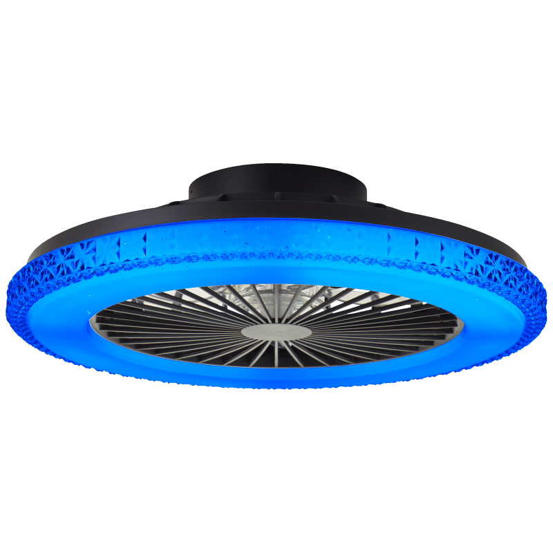 Badria Ø50 Negro De Brilliant - La iluminaci&oacute;n LED es regulable y la temperatura de color se puede ajustar desde una luz c&aacute;lida y agradable hasta un brillante blanco luz diurna.