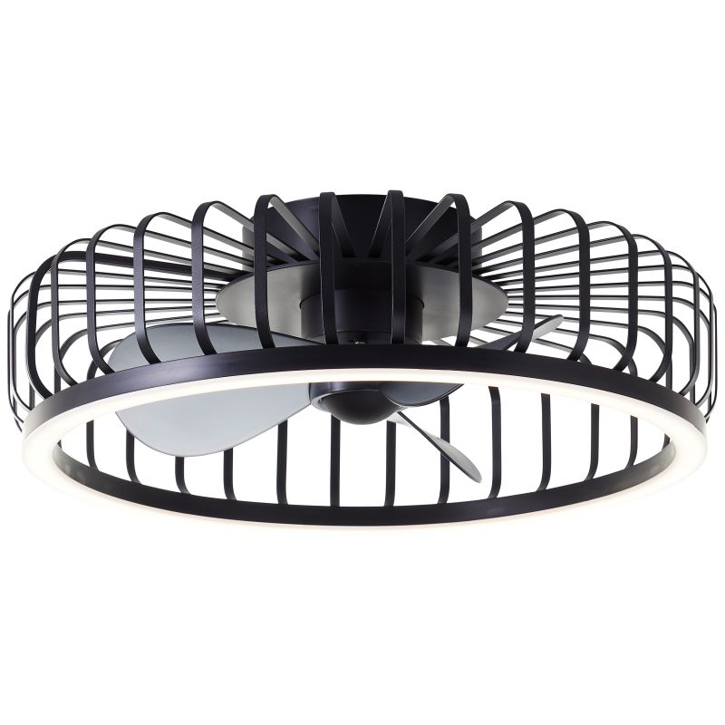 Capo Ø48 Negro De Brilliant - En verano, proporciona una brisa agradable, mientras que en invierno, la funci&oacute;n reversible hace circular el aire caliente que se acumula cerca del techo, creando un ambiente interior m&aacute;s confortable y eficiente energ&eacute;ticamente.