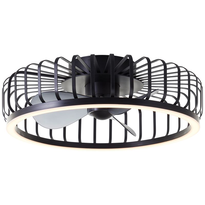 Capo Ø48 Negro De Brilliant - En verano, proporciona una brisa agradable, mientras que en invierno, la funci&oacute;n reversible hace circular el aire caliente que se acumula cerca del techo, creando un ambiente interior m&aacute;s confortable y eficiente energ&eacute;ticamente.