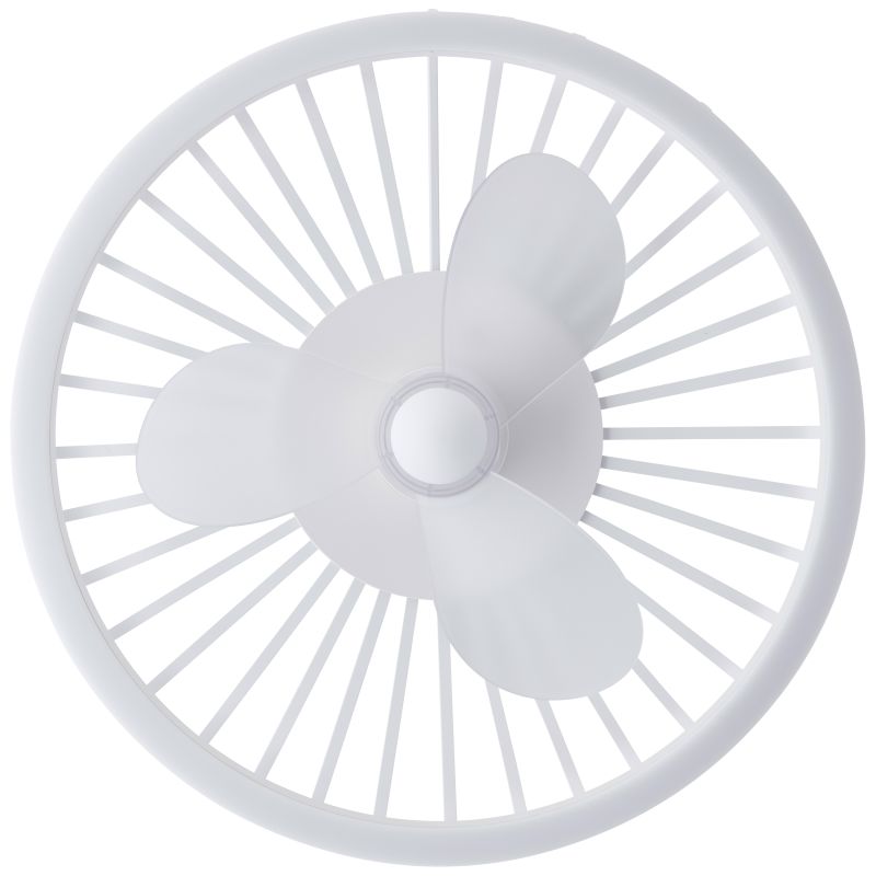 Capo Ø48 Blanco De Brilliant - Capo es un elegante ventilador de techo con iluminaci&oacute;n LED integrada que combina una circulaci&oacute;n de aire eficiente con un dise&ntilde;o moderno.