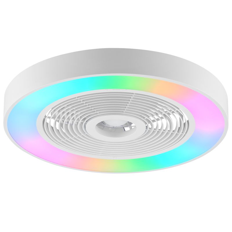 Catania Ø48 Blanco De Brilliant - Gracias a la tecnolog&iacute;a IC-RGB, las transiciones de color suaves y los vibrantes efectos de iluminaci&oacute;n crean un ambiente &uacute;nico y envolvente.