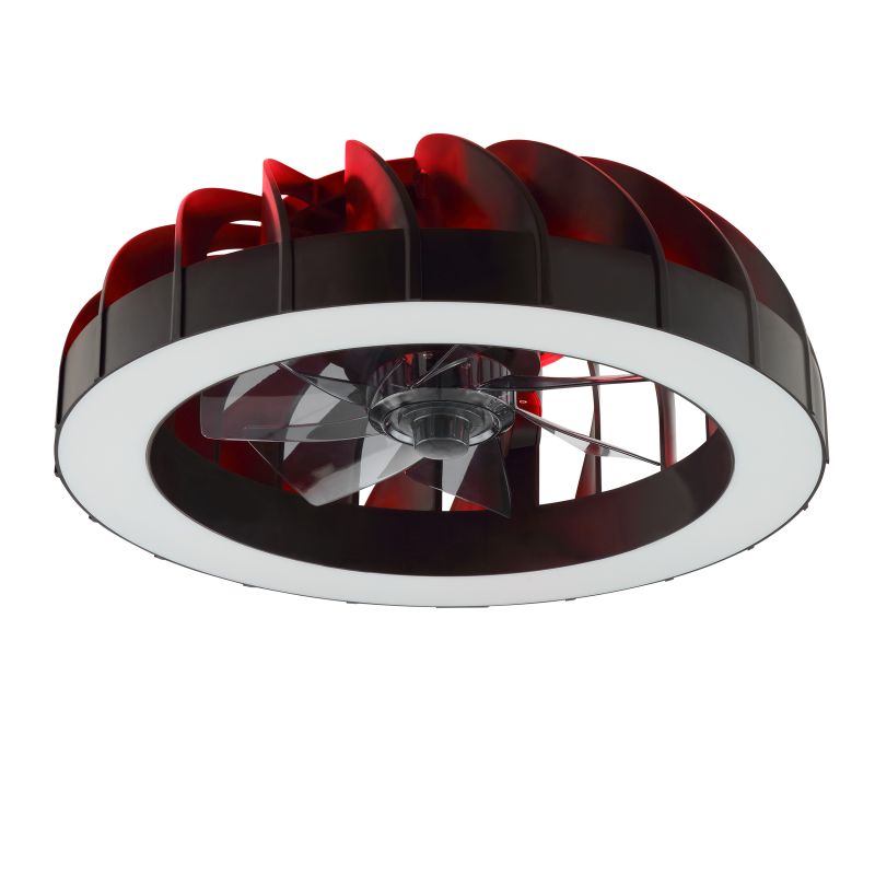 Fanora Ø46 Negro De Brilliant - En verano, el ventilador proporciona circulaci&oacute;n de aire fresco, mientras que en invierno, la funci&oacute;n reversible distribuye el aire caliente de manera uniforme por toda la habitaci&oacute;n, contribuyendo as&iacute; a un menor consumo de energ&iacute;a.