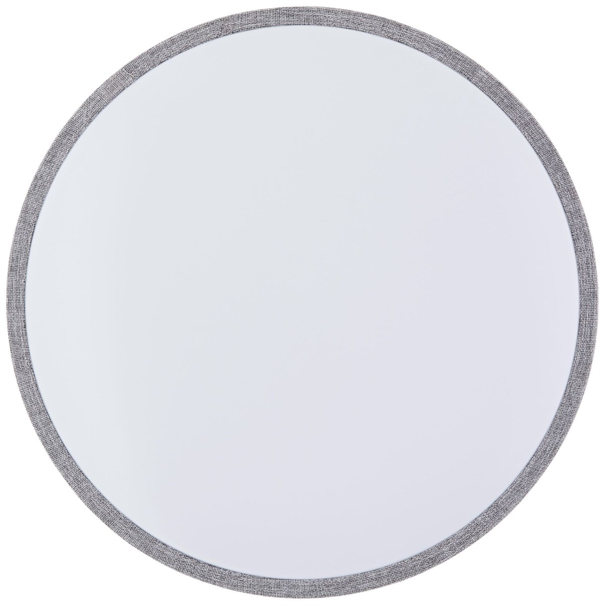 Filiz Ø38 Gris plafón De Brilliant - Su estructura gris revestida de tela le confiere un aspecto suave y acogedor, mientras que la pantalla de pl&aacute;stico blanco distribuye la luz de manera uniforme y sin deslumbramientos por toda la habitaci&oacute;n.