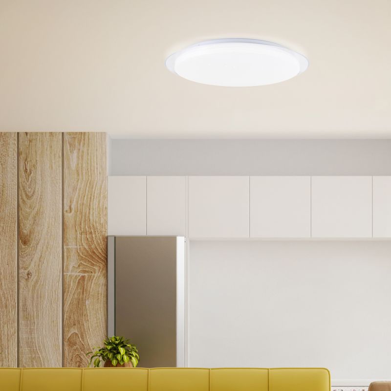Vittoria Ø57 Blanco lámpara infantil De Brilliant - Gracias a la tecnolog&iacute;a CCT, la temperatura de color se puede ajustar desde blanco c&aacute;lido (3000 K) hasta blanco fr&iacute;o (6500 K), y la luz es regulable.