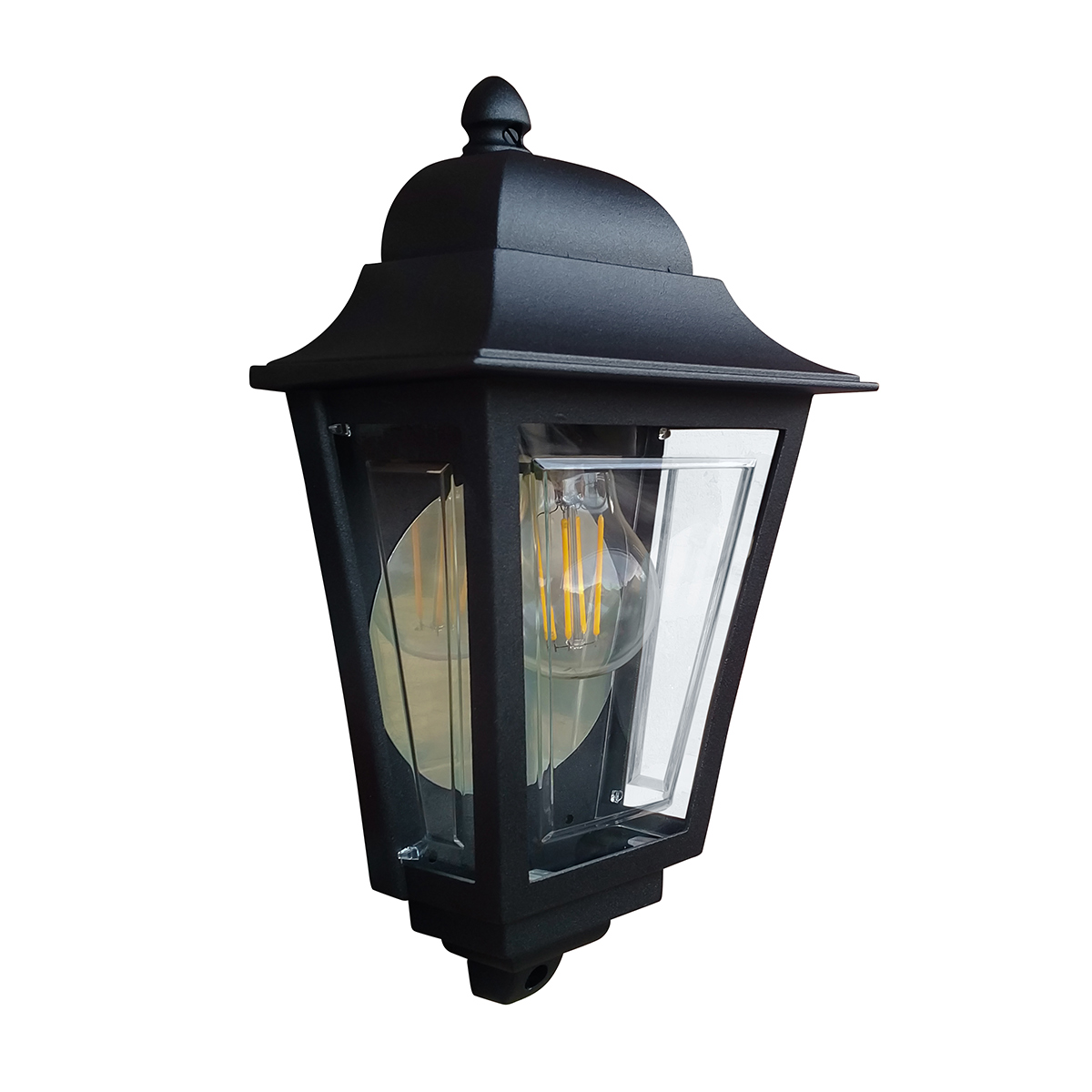 Deco Lane 32cm Negro lámpara de exterior De Elstead Lighting - Con la clase de protección IP44, la lámpara está protegida contra la lluvia y la humedad y, por lo tanto, es perfecta para fachadas, entradas y terrazas.