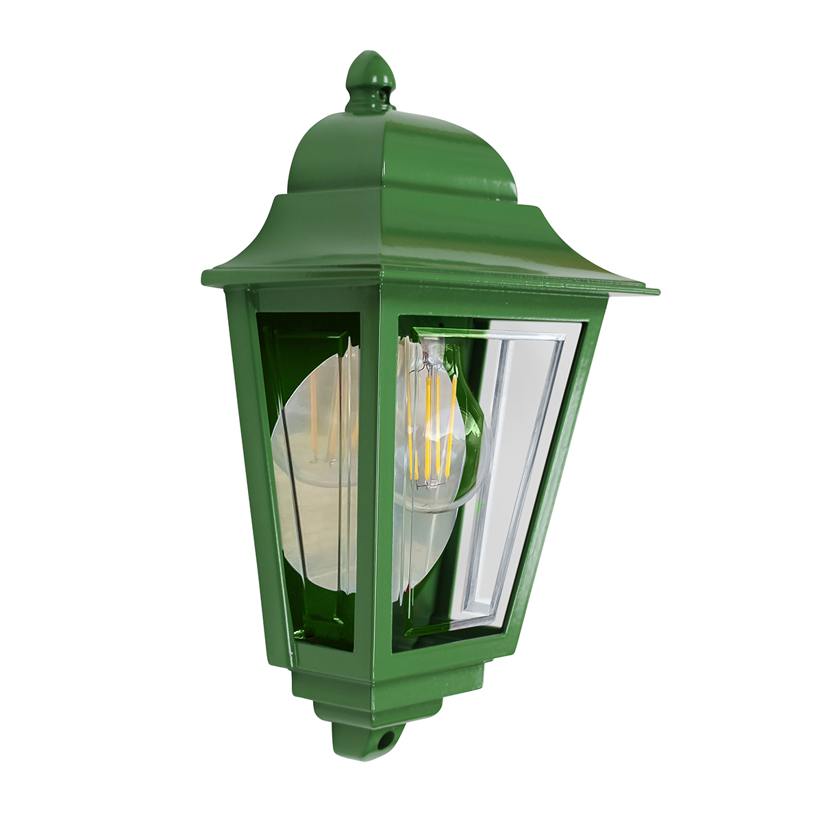 Deco Lane 32cm Verde lámpara de exterior De Elstead Lighting - Con la clase de protección IP44, la lámpara está protegida contra la lluvia y la humedad y, por lo tanto, es perfecta para fachadas, entradas y terrazas.