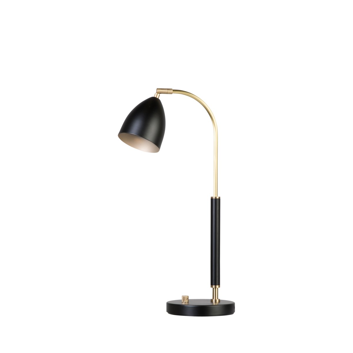 Deluxe 50cm Negro lámpara de escritorio De Belid - Proporciona una luz agradable y cuenta con un foco ajustable y una funci&oacute;n de regulaci&oacute;n de intensidad para ajustar la intensidad individualmente.