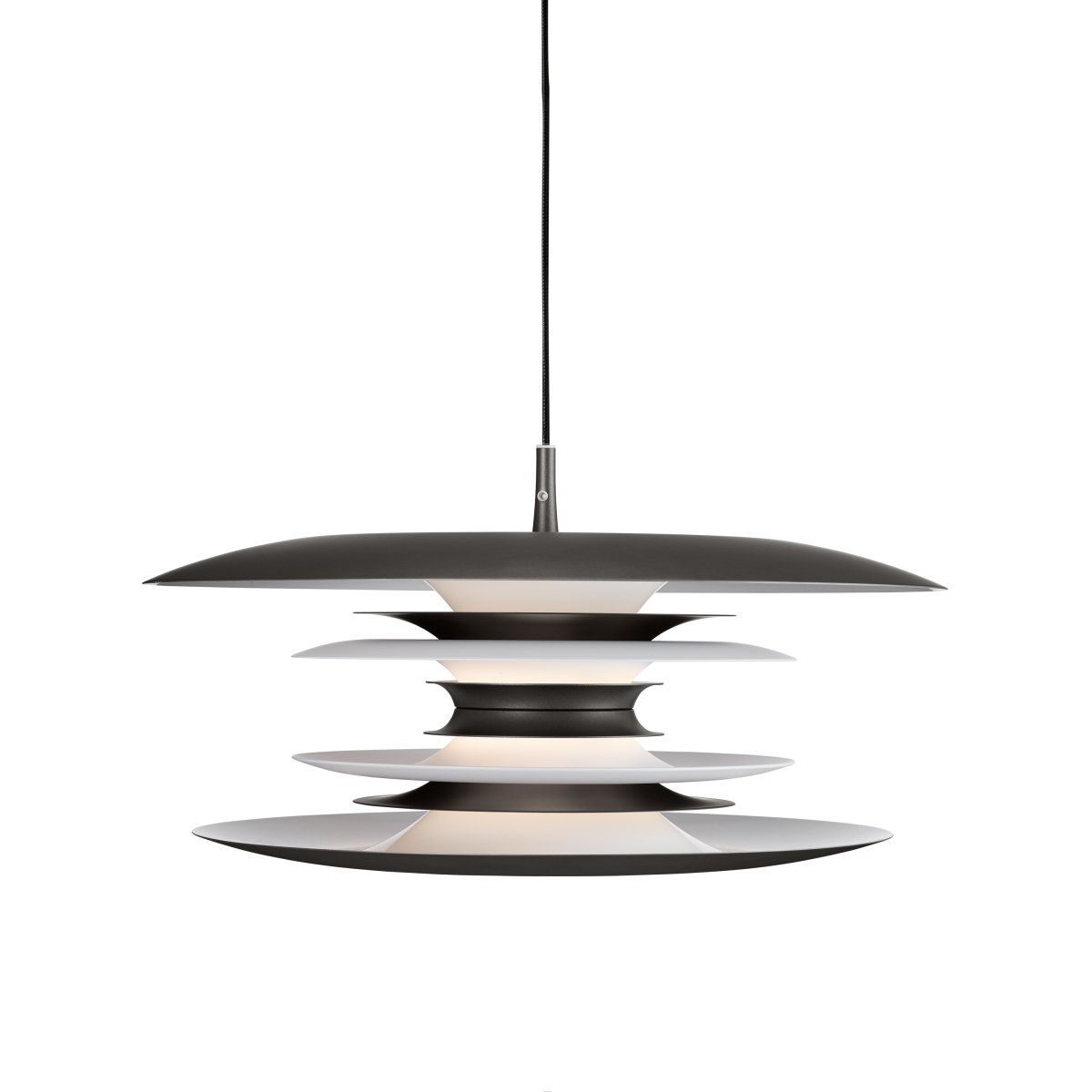 Diablo Ø50 Gris óxido Lámpas de techo De Belid - La l&aacute;mpara colgante Diablo forma parte de la exclusiva familia Diablo, dise&ntilde;ada por Joakim Fihn, y tambi&eacute;n est&aacute; disponible como l&aacute;mpara de pie, de mesa y de pared.