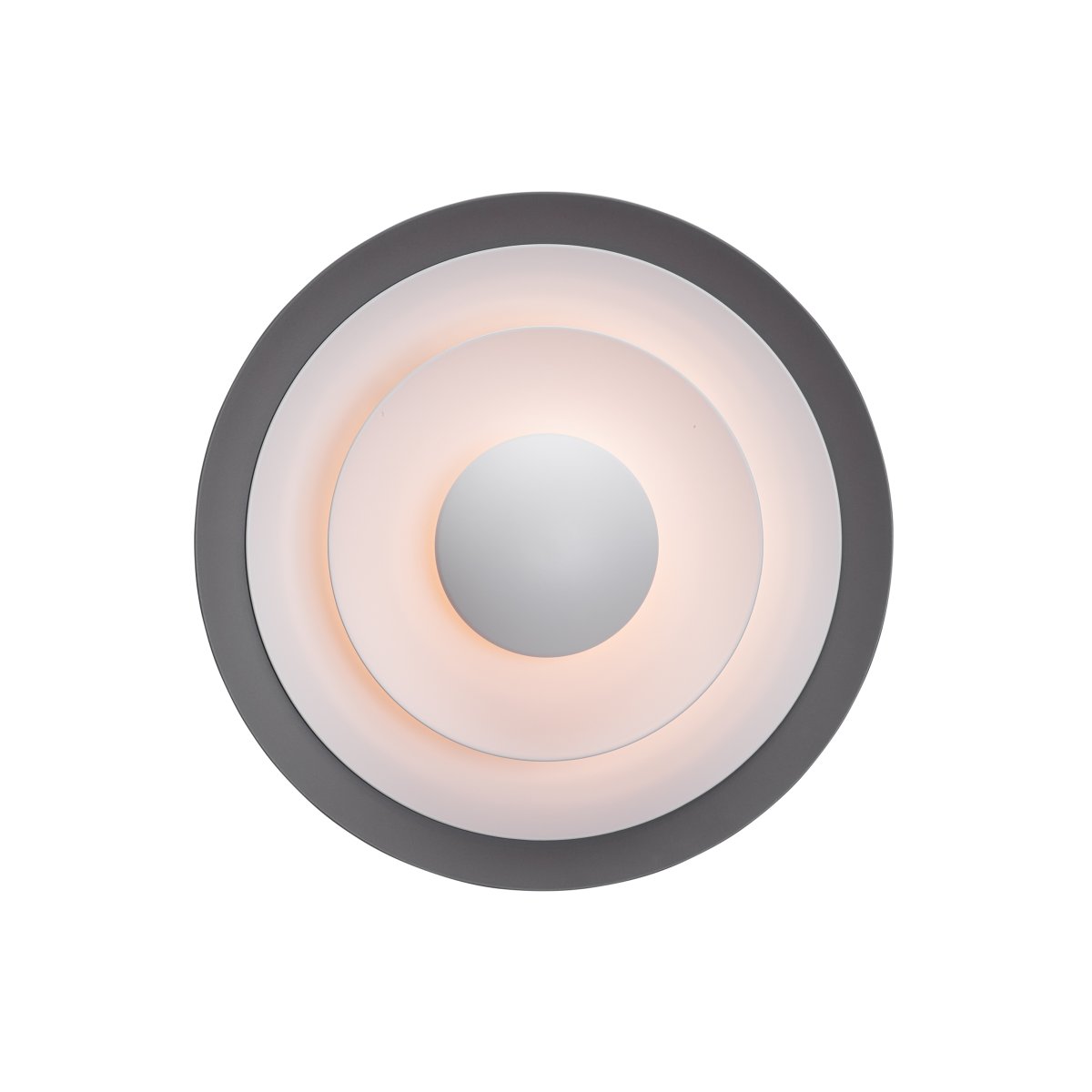 Diablo Ø40 Gris lámpara de pared De Belid - Diablo es una exclusiva l&aacute;mpara de pared fabricada en metal de alta calidad con una imagen de luz muy agradable.