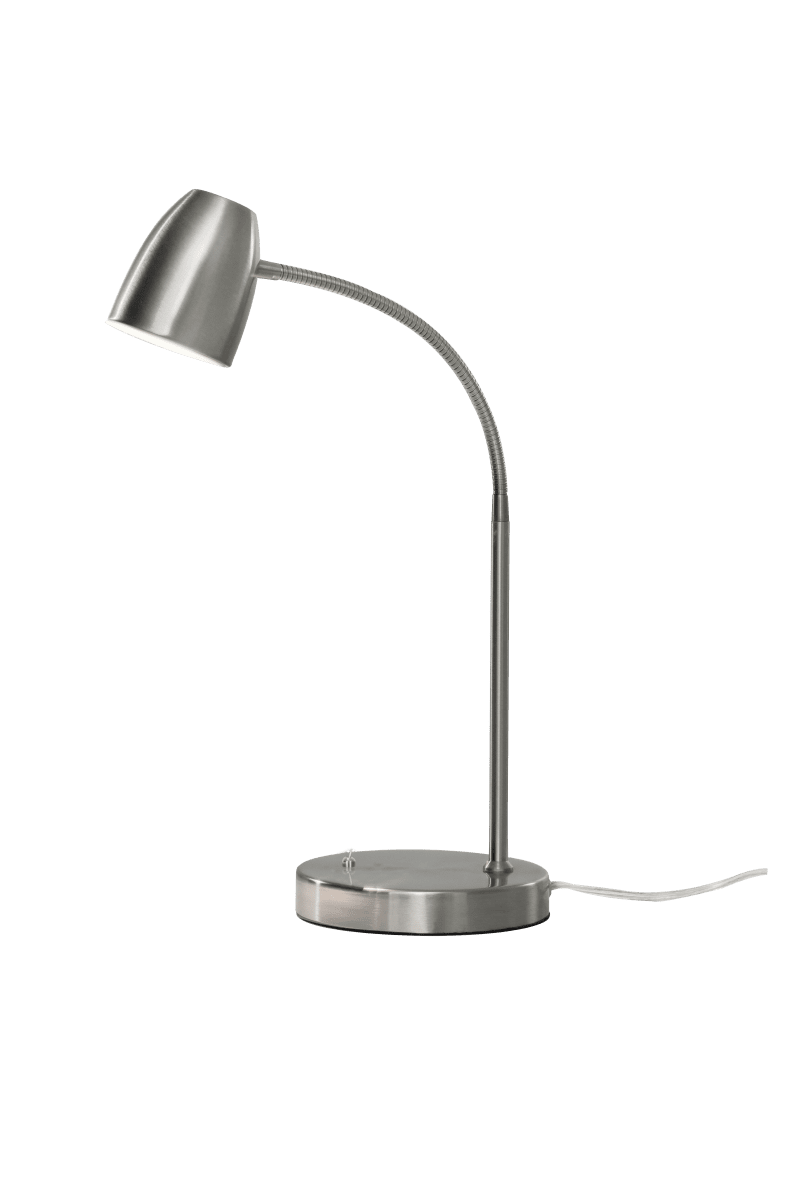 Imagen ampliada de Sandnes 44cm Acero lámpara de escritorio De Aneta Lighting - La lámpara de mesa metálica Sandnes es perfecta como luz de lectura en tu escritorio o junto a la cama.