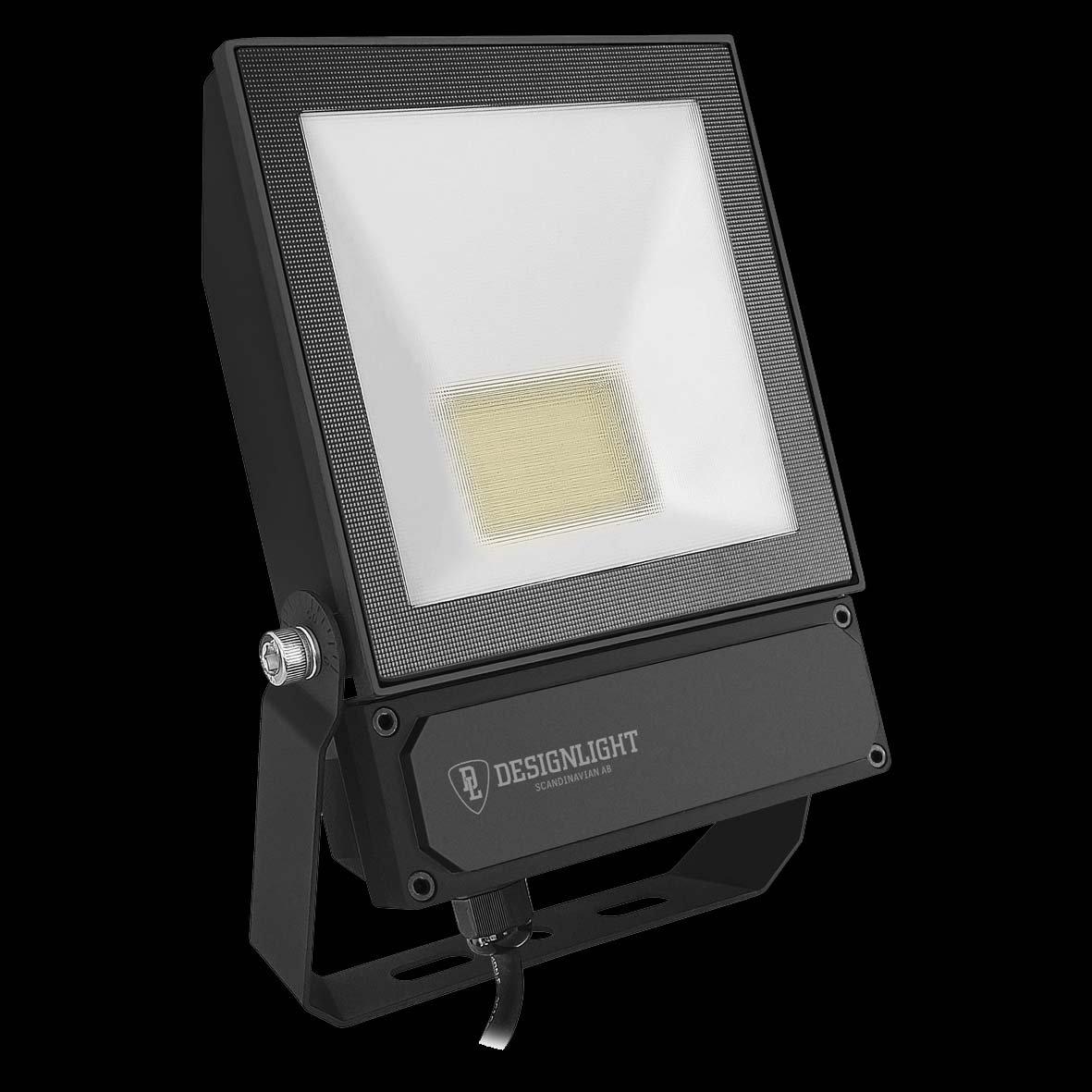 Elly foco 50W Negro De Designlight - Con un consumo de energ&iacute;a de 50W, la luz proporciona un flujo luminoso de aproximadamente 5000&ndash;5500 l&uacute;menes, lo que corresponde a una eficiencia de aproximadamente 100 lm/W.